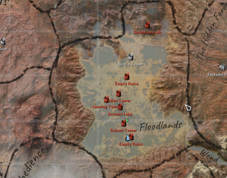 Kenshi Deadlands Map
